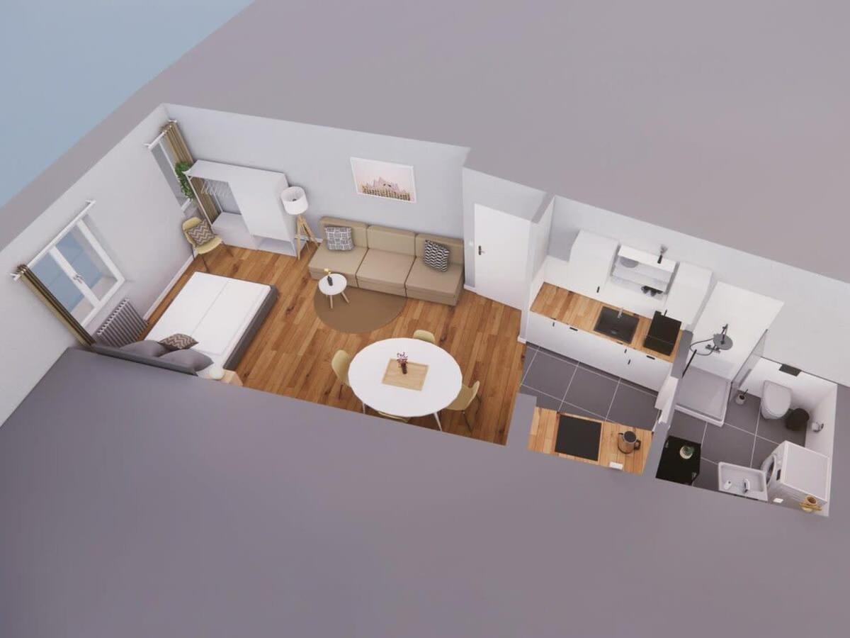 Hamburg City Apartment For 5 Eksteriør billede